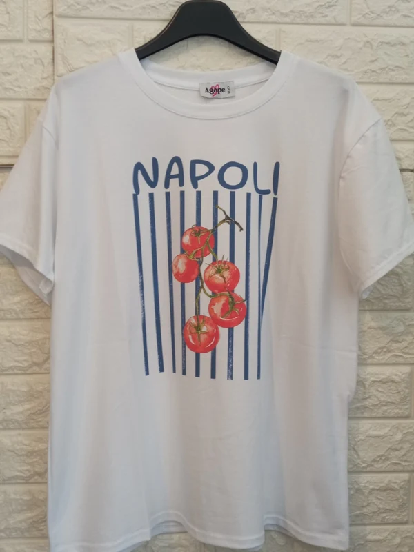 Γυναικείο Βαμβακερό T-Shirt με Ντομάτες – μπροστινή όψη